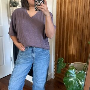 GOODLIFE V Neck 100% cotton Loose fit Pullover. Size 2XL